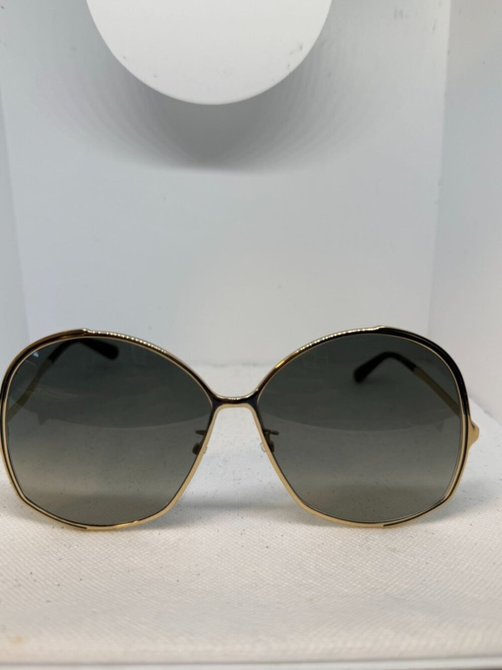 Marc Jacobs 621/S Gold Black Metal Sunglasses 62-13-145 KS6DX Dark Gray Lens